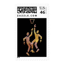 Pickup Basketball postage