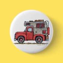 Pickup Camper Pins buttons by art1st Pickup Camper Pins buttons
