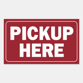 Pick Up Stickers | Zazzle