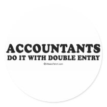 Pickup Line T-shirts - Accountants do it with doub stickers