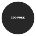 Pickup Line - ZOO PORK T-SHIRT stickers