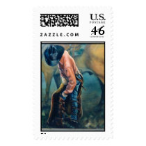 Pickup Man Postage Stamp
