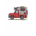 Pickup Truck Camper RV Apparel t-shirts by art1st Pickup Truck Camper RV Apparel t-shirts