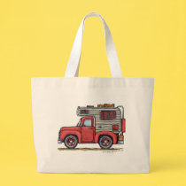 Pickup Truck Camper RV Bags/Totes by art1st Pickup Truck Camper RV Bags/Totes