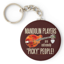 Picky Mandolinists Keychains