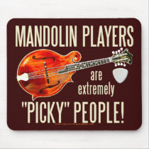 Picky Mandolinists Mouse Mats