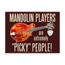 Picky Mandolinists Post Card