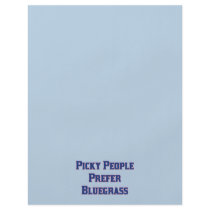 Picky People Prefer Bluegrass Full Color Flyer