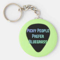 Picky People Prefer Bluegrass keychains
