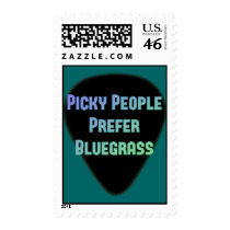 Picky People Prefer Bluegrass Postage Stamps