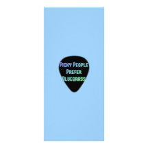 Picky People Prefer Bluegrass Rack Card Design