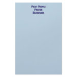 Picky People Prefer Bluegrass Stationery Paper