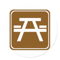 Picnic Area Highway Sign stickers by wesleyowns Picnic Area Highway Sign stickers