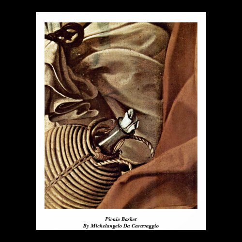 Picnic Basket By Michelangelo Da Caravaggio Poster