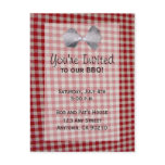 Picnic BBQ Cookout Invitation Postcards