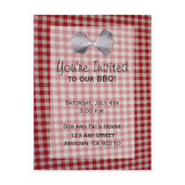 Picnic BBQ Cookout Invitation postcards by BeezKneez Picnic BBQ Cookout Invitation postcards