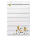 Picnic  Bicycle Custom Stationery