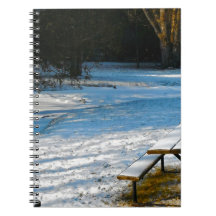 PIcnic in the Park on a Winters Day Notebook