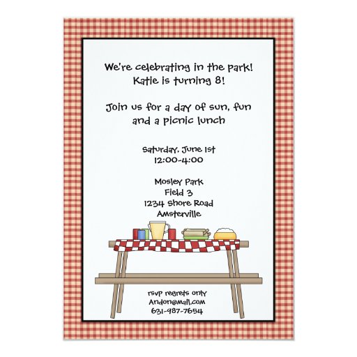 Jeder Bringt Was Mit Party Einladung Picnic Invitation | Zazzle