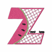 Picnic Letter Z embroidered shirts