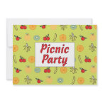 Picnic Party Invitation by catherinenoy Picnic Party Invitation by catherinenoy