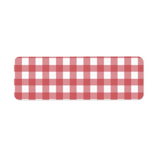 Picnic Pattern Label 