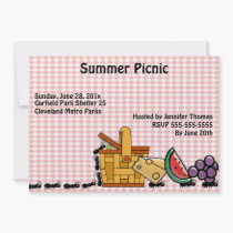 Picnic Thieves Invitation invitations