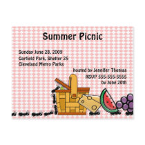 Picnic Thieves Invitation Post Cards