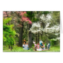 Picnic Under the Flowering Trees cards