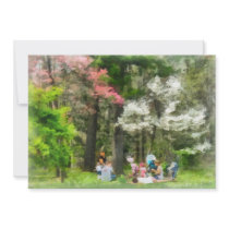 Picnic Under the Flowering Trees invitations