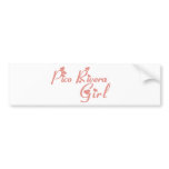 Pico Rivera Girl tee shirts Bumper Stickers