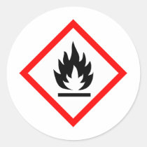 Pictogram [flammable] stickers