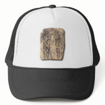 Pictograph men-stone trucker hats