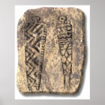 Pictograph men-stone posters