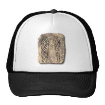 Pictograph men-stone trucker hats