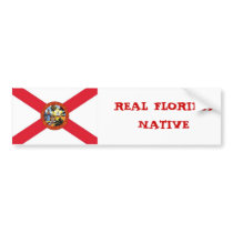 Picture1, REAL FLORIDA NATIVE bumper stickers by SAND3201 Picture1, REAL FLORIDA NATIVE bumper stickers