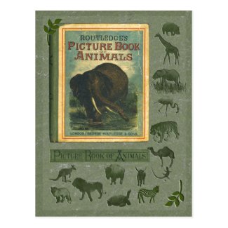 Picture Book of Animals Postcard