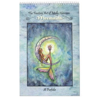 Picture Book of Mermaids Portfolio Molly Harrison Wall Calendars