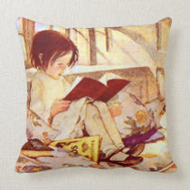 Picture Books in Winter pillows