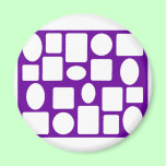 Picture Frame Landscape Purple The MUSEUM Zazzle magnets