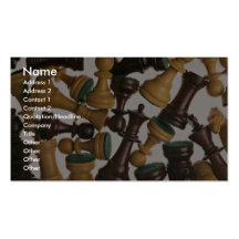 Picture of Chess pieces Business Card Template