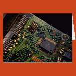 circuit, board, from, pocket, calculator, hi-tech,