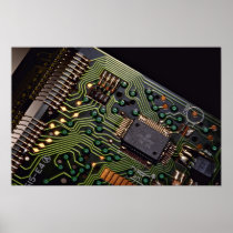 Picture of Circuit board from pocket calculator Print