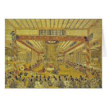 Picture of Daidai Kagura by Utagawa,Toyoharu Greeting Cards