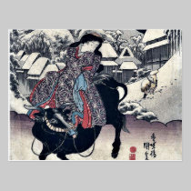 Picture of Kanbara by Utagawa, Toyokuni Ukiyoe postcards