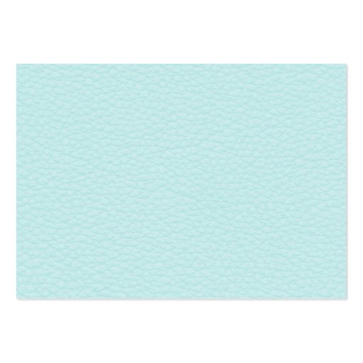 Picture of Light Turquoise Leather. Business Cards (front side)