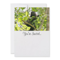 Picture of Monkey with Mouth Open Custom Invites