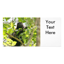 Picture of Monkey with Mouth Open Personalized Photo Card