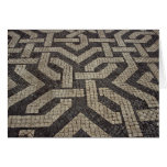 Picture of Mosaic, Lisbon, Portugal Greeting Cards