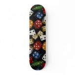 Picture of Multicolored dice Skate Board Decks